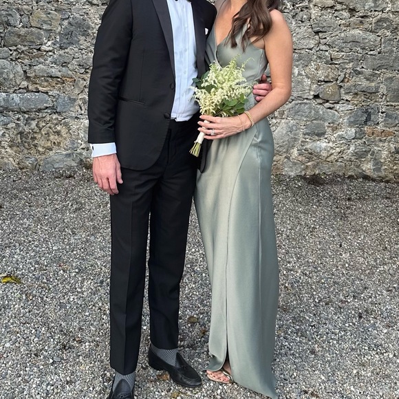 BHLDN Olive Green Wedding Dress - Picture 4 of 4